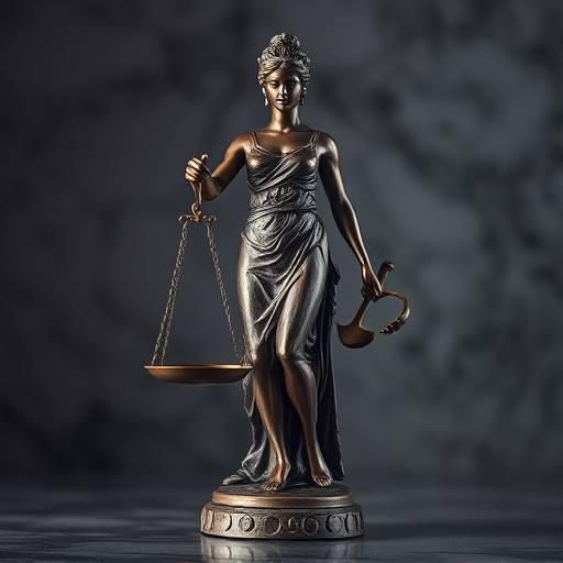 Scales of Justice statue, representing legal terms